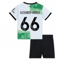 Camiseta Liverpool Alexander-Arnold #66 Visitante Equipación para niños 2023-24 manga corta (+ pantalones cortos)